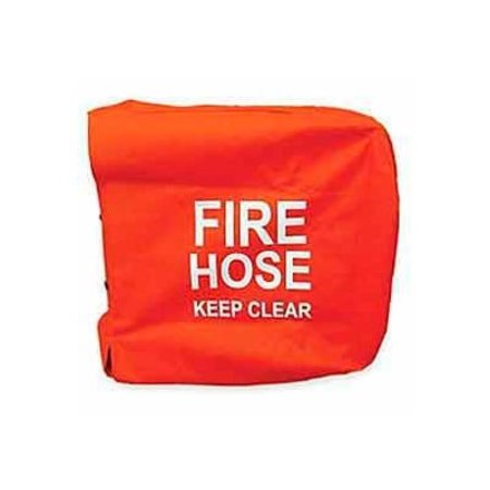 MOON AMERICAN Fire Hose Reel Cover - 26 In. X 14 In. Red Vinyl - For 1431-6 Hose Reel 138-6